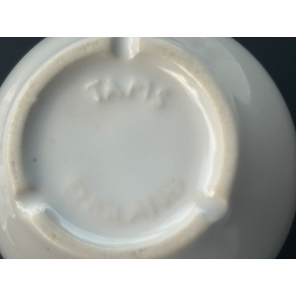 John Tams England Cafe Cup and Saucer Set White Black Retro Logo 2 Piece Set - Picture 4 of 10